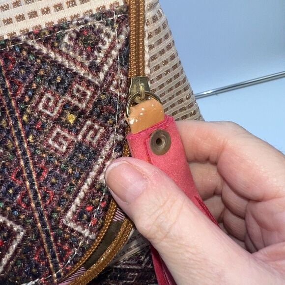 Boho Tassel And Gold Thread weaved Sling/Backpack main image 6
